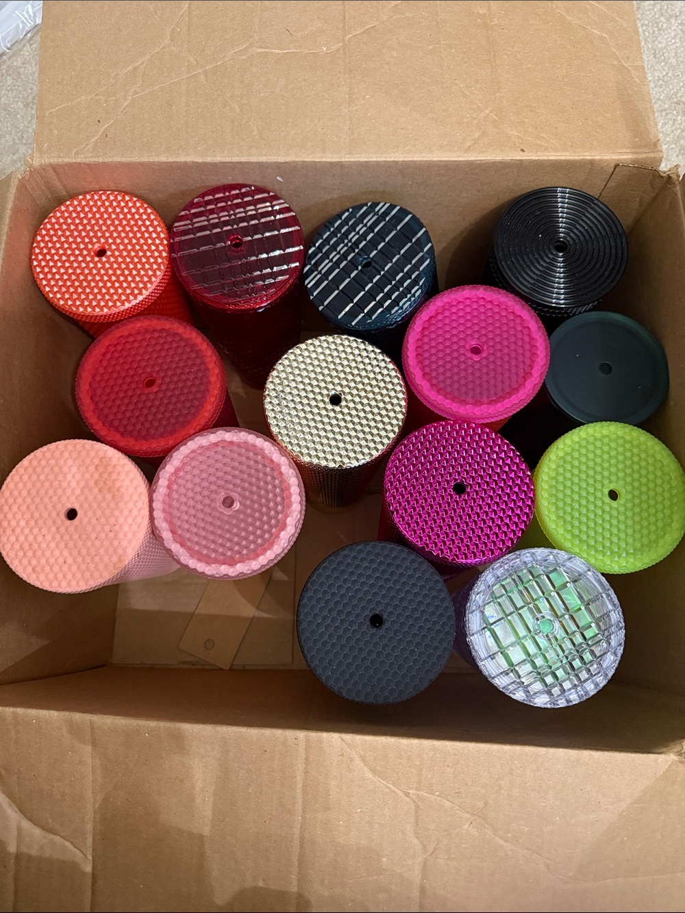 Starbucks Multi-Color Tumbler Lids Assortment
